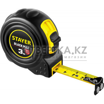 Рулетка с 2-я фиксаторами STAYER BlackMax Professional 3410-03 3410-03_z02