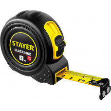 Рулетка с 2-я фиксаторами STAYER BlackMax Professional 3410-08