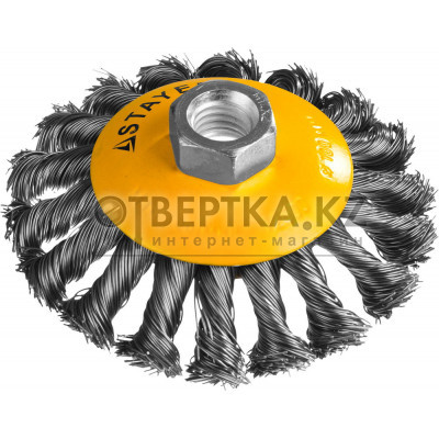 Коническая щетка-крацовка для УШМ STAYER Professional 35135-100