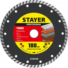 Алмазный диск STAYER TURBO Professional 3662-180 в Уральске