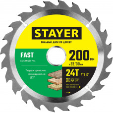 Пильный диск STAYER Fast 3680-200-32-24