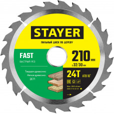 Пильный диск STAYER Fast  3680-210-32-24
