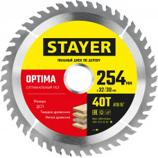 Пильный диск STAYER Optima 3681-254-32-40