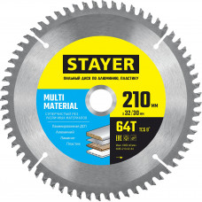 Пильный диск STAYER Multi Material 3685-210-32-64 в Кокшетау