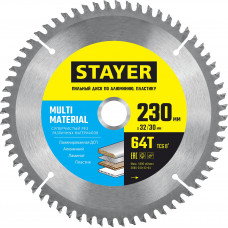 Пильный диск STAYER Multi Material 3685-230-32-64 в Костанае