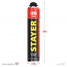 Монтажная пена STAYER PRO 65 Professional 41137