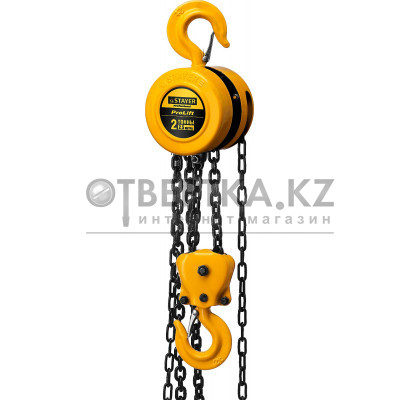 Ручная цепная шестеренная таль STAYER ProLift Professional 4308-2 4308-2_z01