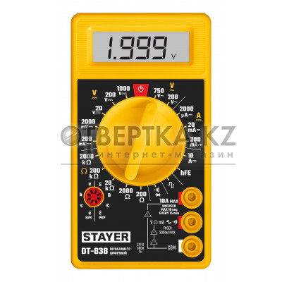 STAYER DT-838 Цифровой мультиметр (45306)