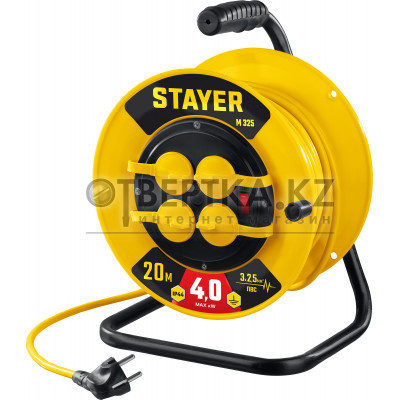 Силовой удлинитель на катушке STAYER М-325 55064-20