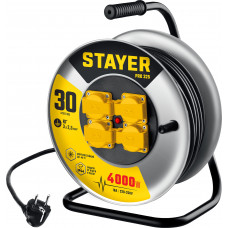 Силовой удлинитель на стальной катушке STAYER PRO-325 55076-30 в Уральске