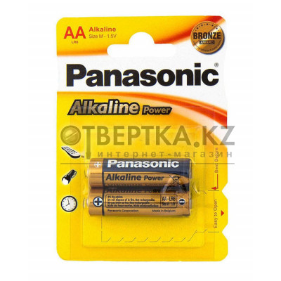 Батарейка щелочная PANASONIC Alkaline Power АА/2B LR6REB/2BPR / LR6APB/2BP