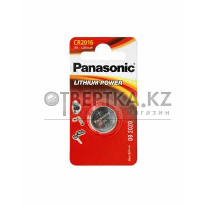 Батарейка дисковая литиевая PANASONIC CR-2016/1B CR-2016EL/1B