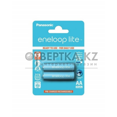 Аккумулятор PANASONIC Eneloop Lite AA 950 mAh/2B BK-3LCCE/2BE