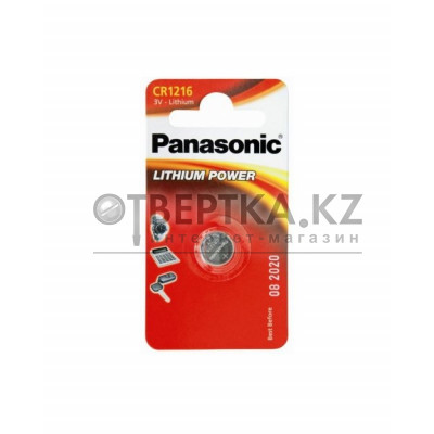Батарейка дисковая литиевая PANASONIC CR-1216/1B CR-1216AL/1BP