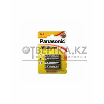 Батарейка щелочная PANASONIC Alkaline Power AAA/4B LR03REB/4BPU/LR03APB/4BP