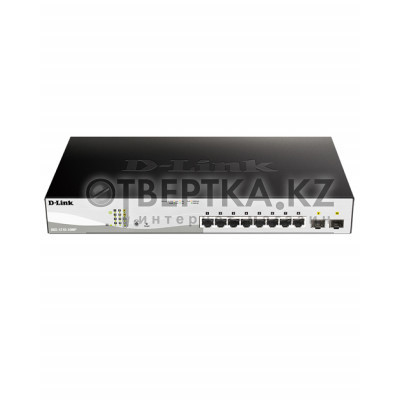 Коммутатор D-Link DGS-1210-10MP/F1A купить в Алматы, цена оптом и в ...