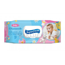 Влажные салфетки Superfresh Chamomile Ромашка 4780030033471