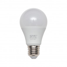 Эл. лампа светодиодная SVC LED A60-9W-E27-3000K, Тёплый в Костанае