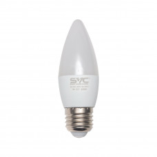 Эл. лампа светодиодная SVC LED C35-7W-E27-4200K, Нейтральный в Костанае