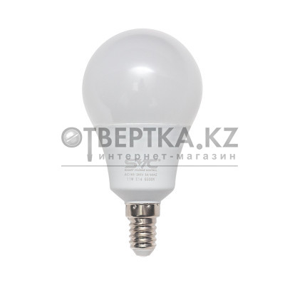 Эл. лампа светодиодная SVC LED G45-11W-E14-6500K, Холодный