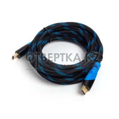 Интерфейсный кабель HDMI-HDMI SVC HR0300LB-P, 30В, Голубой, Пол. пакет, 3 м