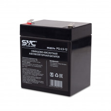 Аккумуляторная батарея SVC PQ4.5-12 12В 4.5 Ач в Актау