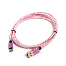 Переходник USB-USB Type C SVC USC-AL0120PK-P, Розовый, Пол. пакет, 1.2 м в Алматы