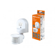 Датчик движения  настенный ДДС-01 1100Вт, 5-480с, 2-12м, 5+Лк, 180гр, IP44, TDM в Алматы