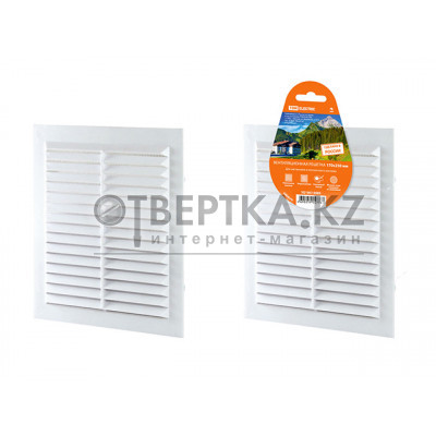 Решетка вентиляционная неразъемная с москитной сеткой, бел. 170х250 TDM SQ1807-0089