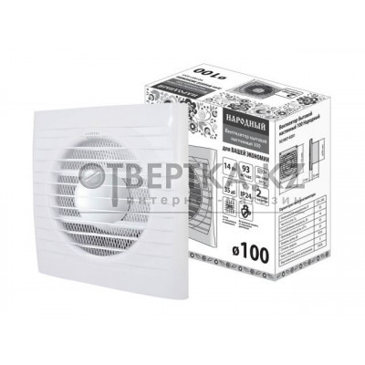 Вентилятор бытовой настенный 100 Народный, TDM SQ1807-0201