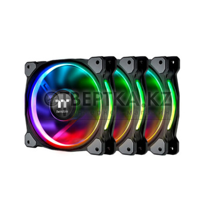Кулер для компьютерного корпуса Thermaltake Riing Plus 14 RGB Radiator Fan TT Premium Edition (3-Fan CL-F056-PL14SW-A
