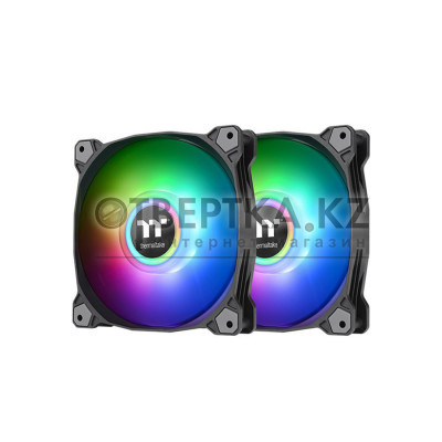 Кулер для компьютерного корпуса Thermaltake Pure Duo 12 ARGB Sync Radiator Fan (2-Fan Pack) Black CL-F115-PL12SW-A