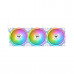 Кулер для компьютерного корпуса Thermaltake SWAFAN EX12 ARGB Sync 3 Pack Hydrangea Blue CL-F183-PL12BU-A
