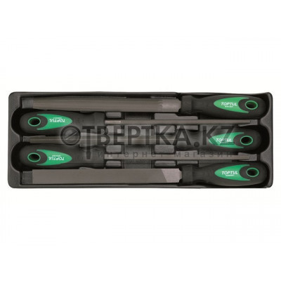 Набор-сет напильников 5шт. 136х364мм TOPTUL GBAT0501
