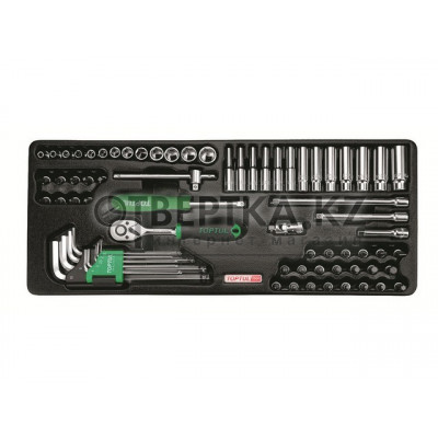 Набор-сет головок и ключей 72предм. 6гр. 434х176мм TOPTUL GCAT7202