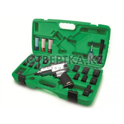 Пневмогайковерт 1/2" 949Nm с набором головок 27пр. в чем. TOPTUL GDAI2703