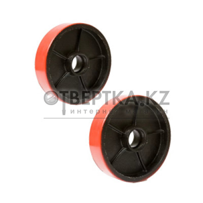 Колесо полиуретановое 160х50 мм без подшипника для тележек гидравлических JC/DF-III/DB/BFC