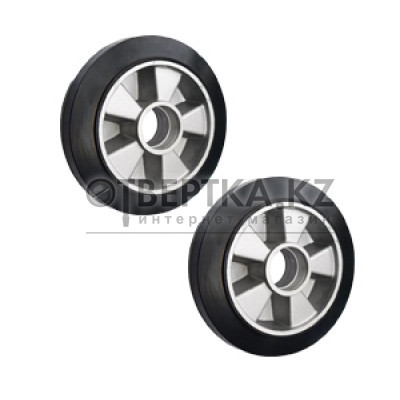 Колесо резиновое 200х50 мм без подшипника для тележек гидравлических BF/WB/RHP