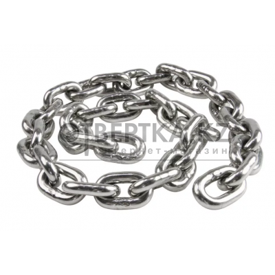 Цепь круглозвенная TOR G80 EN818-7 10х30 оцинкованная калиброванная 1001480