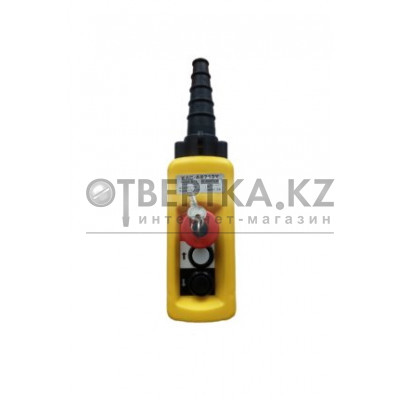 Пульт управления XAC-A2713Y для тали (2 кнопки, 1 скорость, ключ-марка, стоп, IP65, 380В) 1022394