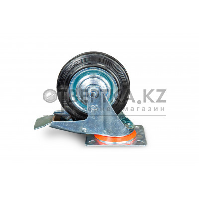 Колесо поворотное резина SCb 63 160 мм с тормозом (N) 1024201