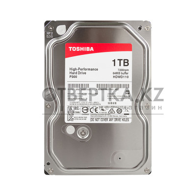 Жёсткий диск HDD 1Tb Toshiba P300 HDWD110UZSVA