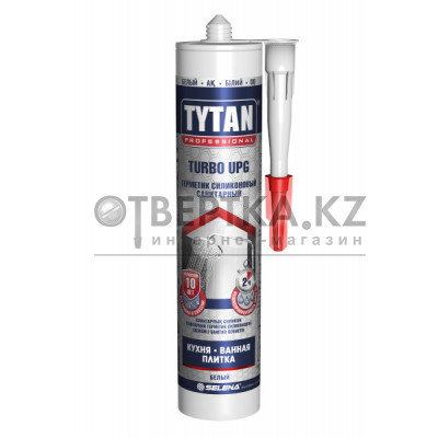 Герметик силиконовый санитарный Tytan Professional UPG TURBO 280мл белый 10044810