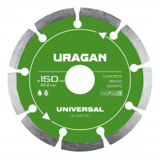 URAGAN UNIVERSAL 150 мм, диск алмазный отрезной сегментный (36705-150) в Актау