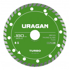 URAGAN TURBO 180 мм, диск алмазный отрезной сегментированный (36706-180) в Актау