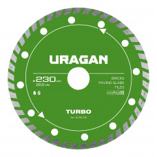 URAGAN TURBO 230 мм, диск алмазный отрезной сегментированный (36706-230) в Актау