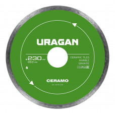 URAGAN CERAMO 230 мм, диск алмазный отрезной сплошной (36707-230) в Актау