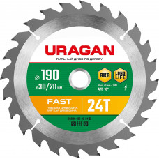 Пильный диск URAGAN Fast 36800-190-30-24