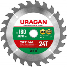Пильный диск URAGAN Optima 36801-160-20-24