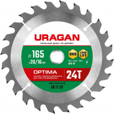 Пильный диск URAGAN Optima 36801-165-20-24